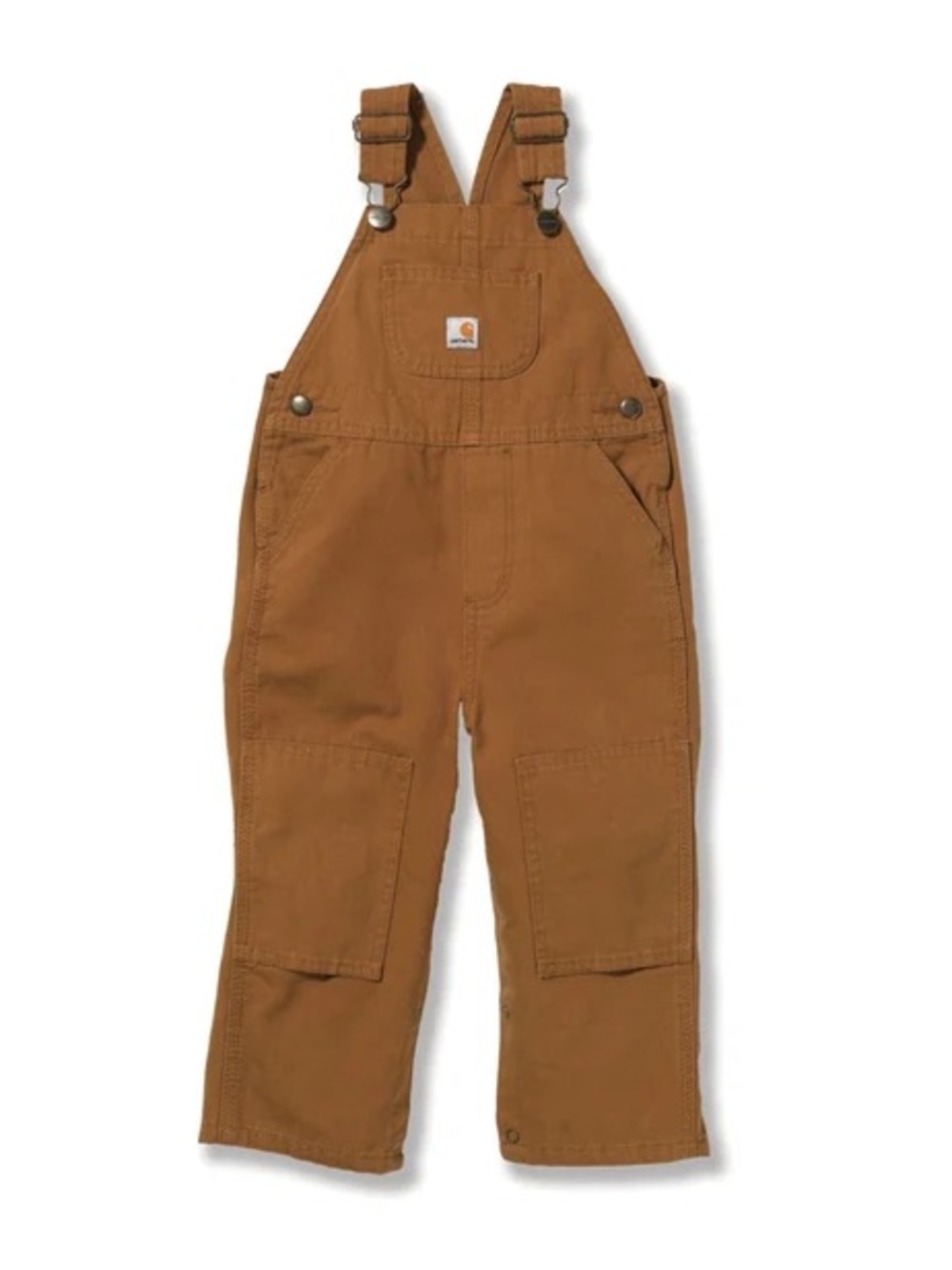 Carhartt Toddler Brown Canvas Bib Overalls Size 4T